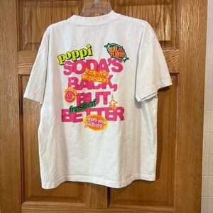 Poppi Soda Back But Better Graphic T-Shirt Men’s XL - Fresh AF - Soo Juicy Retro
